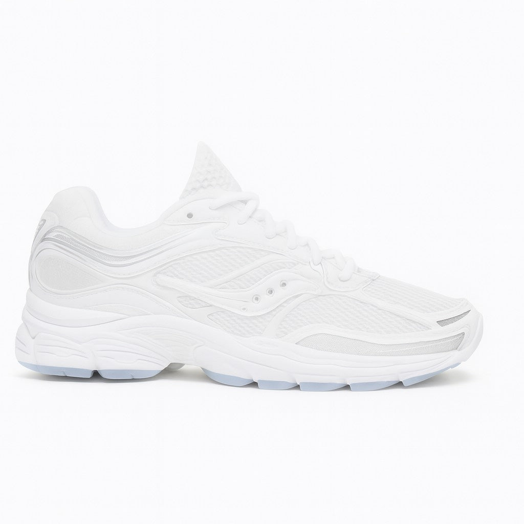 Saucony ProGrid Omni 9 – Triple White / White Silver