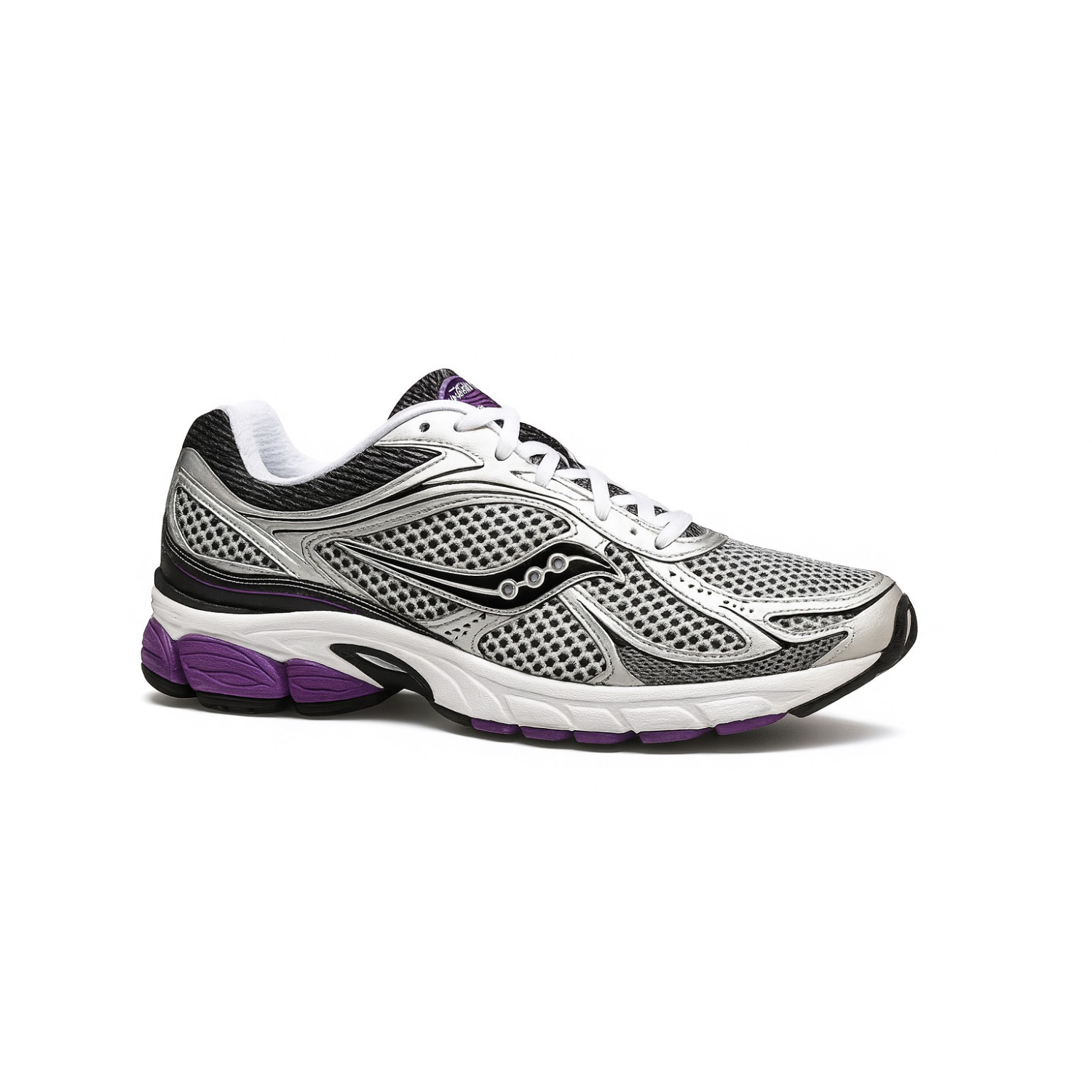 Saucony ProGrid Omni 9 – Silver / Black / Purple