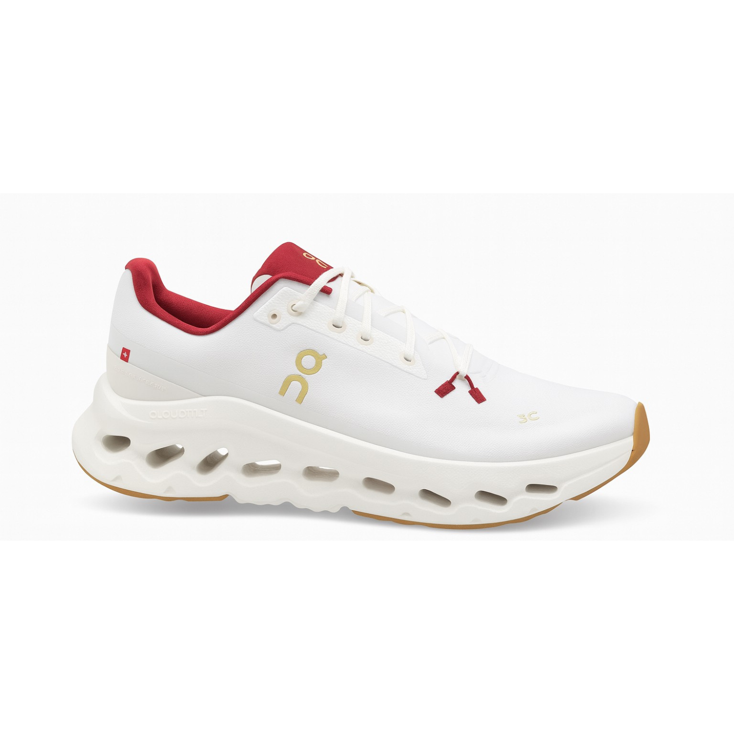 ON Running Cloudtilt – Pearl / Ivory (Red Edition)