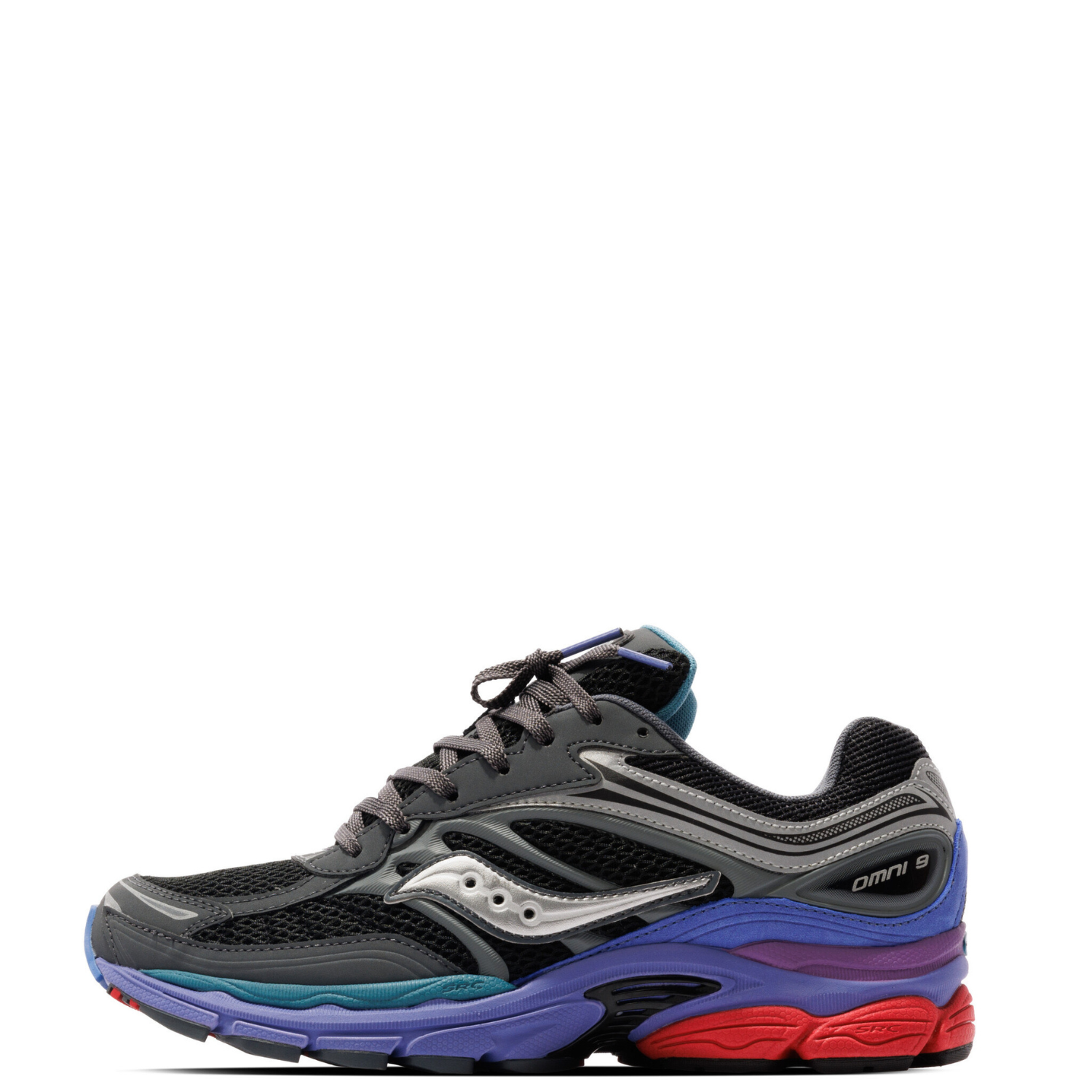 Saucony ProGrid Omni 9 – Black Multi / Shadow Purple / Red